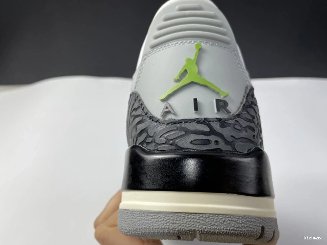 Rep MAX Retro Jordan 136064-006 3 Air Chlorophyll 0813